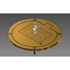 Picture of Gared 6-5/8" Brass Floor Cover Plate