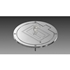 Picture of Gared 6-5/8” Chrome Floor Cover Plate