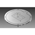 Picture of Gared 8" Chrome Floor Cover Plate