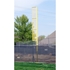 Picture of Gared 5-9/16” O.D. Surface Mount 30’ Yellow Foul Pole, 18’ L X 18” W Wing Panel