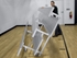 Picture of Gared 2-Row Double Foot Plank Tip N Roll Spectator Bleachers