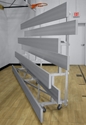 Picture of Gared 4-Row Low Rise Single Foot Plank Tip N Roll Spectator Bleachers