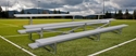 Picture of Gared 3-Row Low Rise Fixed Single Foot Plank Spectator Bleachers