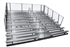 Picture of Gared 10-Row Fixed Double Foot Plank Spectator Bleachers with Aisle