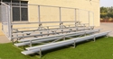 Picture of Gared 5-Row Fixed Single Foot Plank Spectator Bleachers