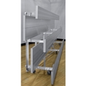 Picture of Gared 2-Row Single Foot Plank Tip N Roll Spectator Bleachers