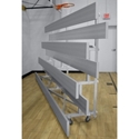 Picture of Gared 4-Row Low Rise Single Foot Plank Tip N Roll Spectator Bleachers