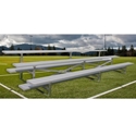 Picture of Gared 3-Row Fixed Single Foot Plank Spectator Bleachers