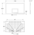 Picture of Bison 42" X 72" Molded Rectangle Backboard